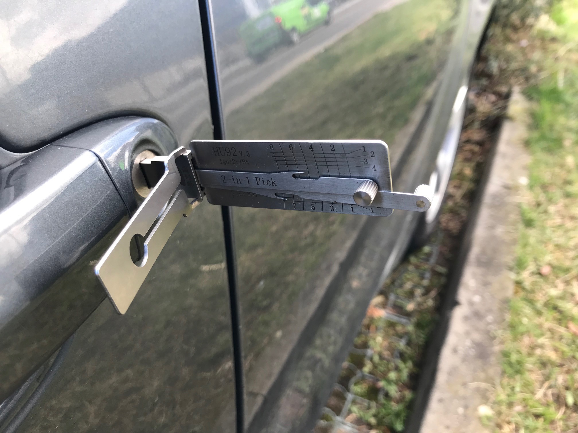 Otevření vozidla - ztráta klíčů